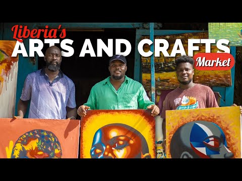 Eine Tour durch Liberias Kunst- und Handwerksmarkt – Kultur, Kreativität und Farbenpracht!