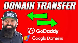 How to Move or Transfer a Domain Name from GoDaddy to New Account Host (Google Domains)