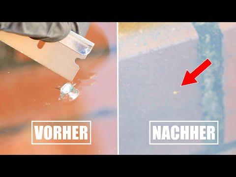 Repairing stone chips in the windscreen yourself I MrHandwerk