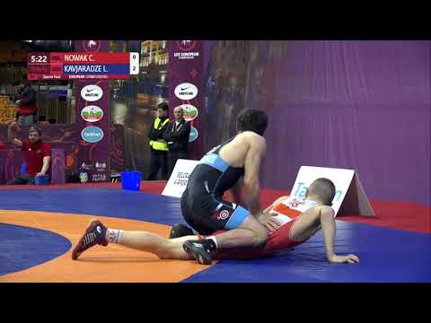1/4 GR - 63 kg: C. NOWAK (POL) v. L. KAVJARADZE (GEO)