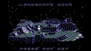 The Sentinel - C64 Commodore 64 Game playthrough with commentary