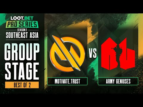 MG.Trust vs Army Geniuses Game 1 - Pro Series 7 SEA: Group Stage w/ Ares & Black^