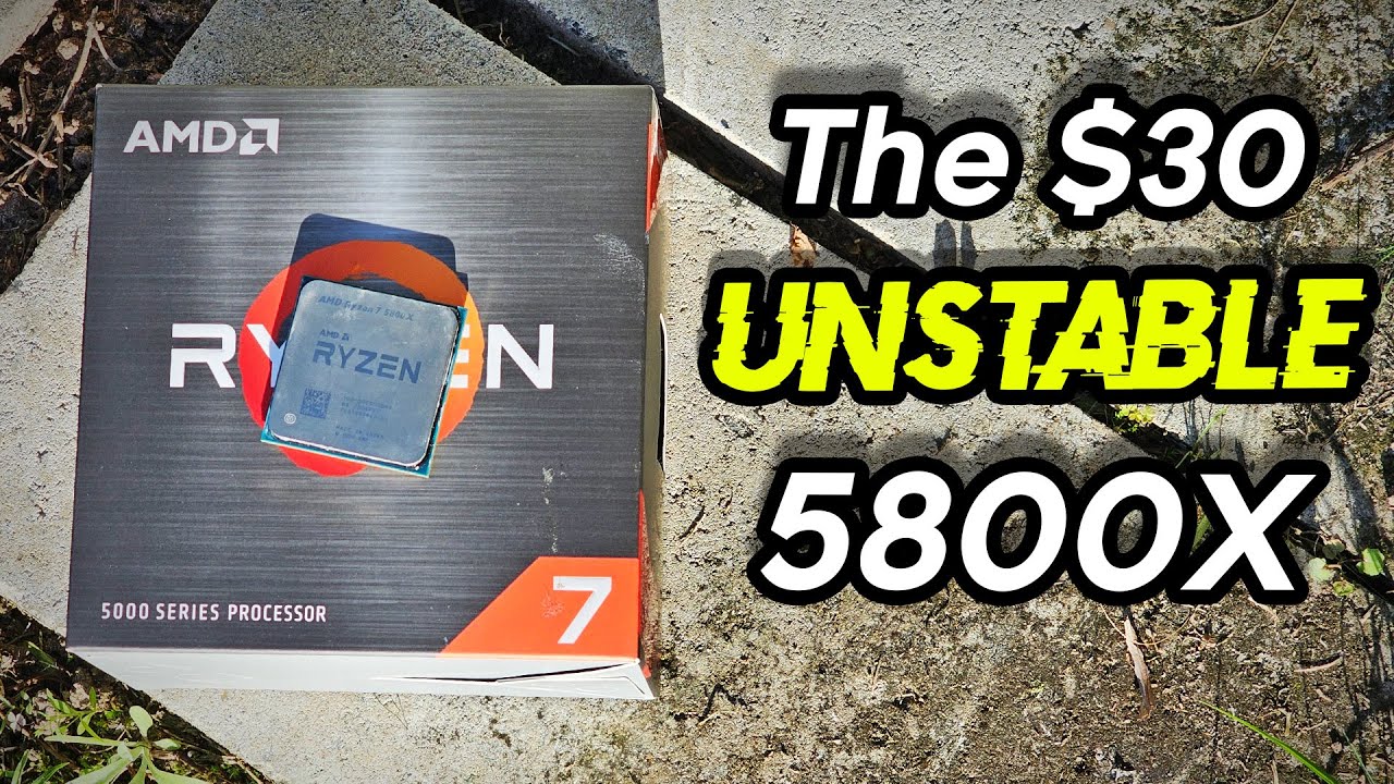 YouTuber resuscitates unstable Ryzen 7 5800X for — a 300 MHZ underclock saved the day YouTuber resuscitates unstable Ryzen 7 5800X for — a 300 MHZ underclock saved the day