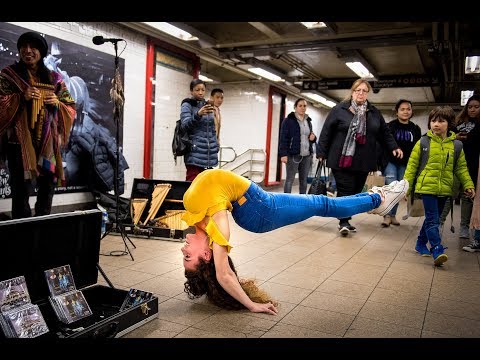SOFIE DOSSI BREAKS THE 10 MINUTE PHOTO CHALLENGE RECORD IN NYC SUBWAY