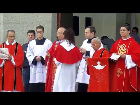 Catedral Nossa Senhora de Lourdes - Missa de Domingo de Ramos e da Paixão do Senhor 10/04/2017 - 9h