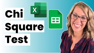 Chi Square Test with Excel or Google Sheet:, Expected Values, p-value, and Chi Square