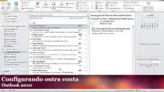 #01 - Outlook 2010 - Configurar uma ou mais contas de email