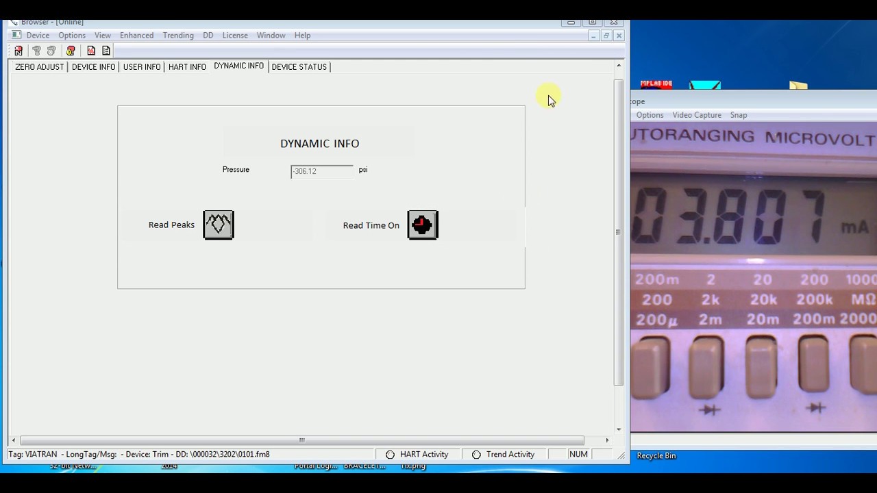 DevCom2000-Lite: Device Status