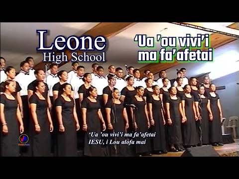 LEONE HIGH SCHOOL : Ua 'ou vivi'i ma fa'afetai (Pese 71) with lyrics