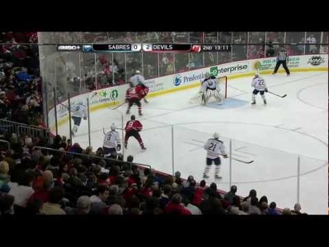12/28/11 - New Jersey Devils vs. Buffalo Sabres - Parise Goal
