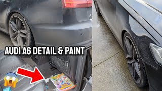 Transforming a Audi A6 Paint Restoration and Deep interior cleaning