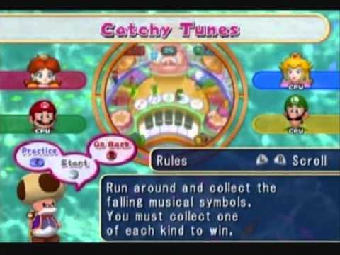 All Mario Party Minigame Instructions Music (1 - 9, DS)