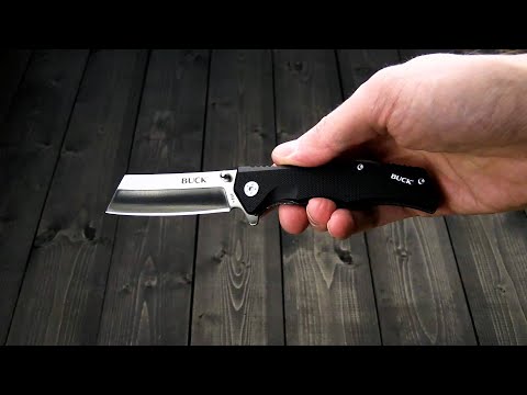 Buck 252 Trunk Cleaver Stainless Steel Black G10 Liner Lock Buck 252 Trunk Cleaver Stainless Steel Black G10 Liner Lock