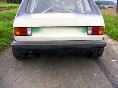 NEW VW Golf 1 MK I 16V dbilas Einzeldrossel Sound Teil 2