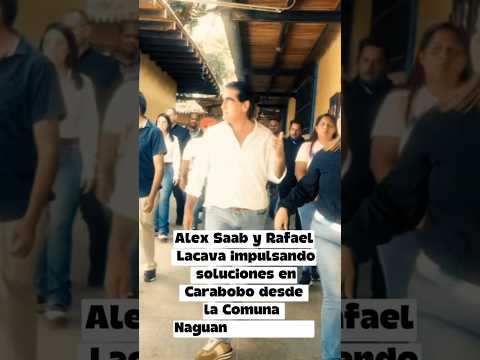 El ministro Alex Saab visitó la Comuna Naguanagua Oeste, en el municipio Los Guayos, Carabobo,