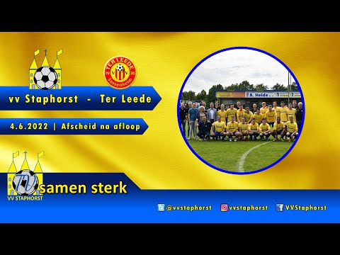 Afscheid spelers en stafleden vv Staphorst | 4.6.2022