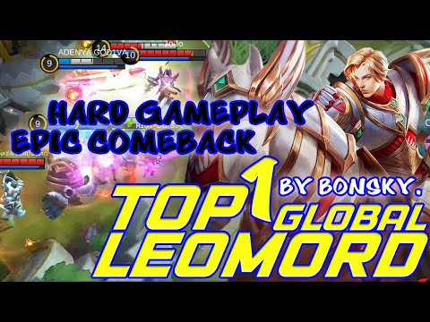 Hypercarry - EPIC COMEBACK - Top 1 Global LEOMORD by Bonsky. ~ Mobile Legends
