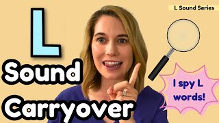 L Sound Carryover with “I Spy” Game | Speech Therapy for Kids