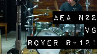 Video thumbnail for Ribbon Mic Shootout: AEA N22 vs Royer R-121 on Guitar, Drums and Drum Room by Creative Sound Lab