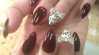 P3 HOW TO ONE BALL METHOD ON STILETTO NAILS DESIGNING PROCESS