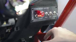 Panel s 1x spínačom, kontrolkou + tlačidlo ŠTART, 12V