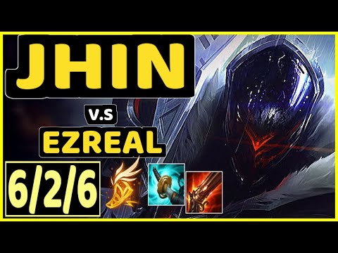 THEUSMA (JHIN) vs EZREAL - 6/2/6 KDA BOTTOM ADC GAMEPLAY - BR Ranked MASTER