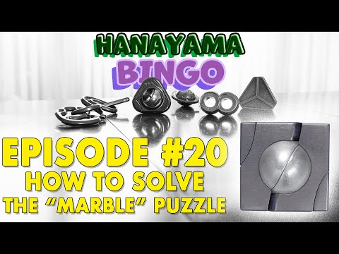How to Solve the Hanayama MARBLE Puzzle - Hanayama Bingo #20