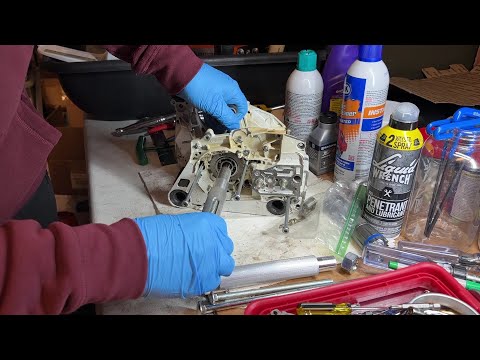 Part 9 - Stihl 044 Magnum Rebuild - Crankcase & Crankshaft Assembly
