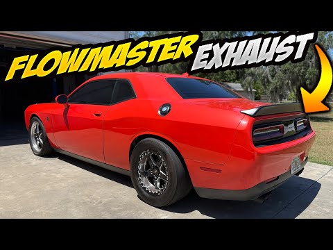 Dodge Challenger HELLCAT Flowmaster Exhaust Install Review