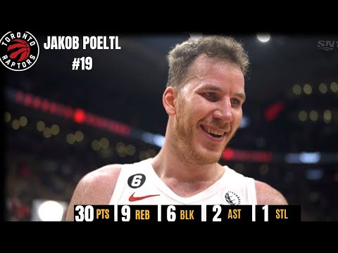 Jakob Poeltl drops 30 Pts 6 Blks