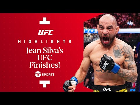 "HE'S THE REAL DEAL!" 👏  All of Jean Silva's finishes In the #UFC so far 🔥