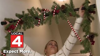 Kim DeGiulio tries out viral holiday decoration