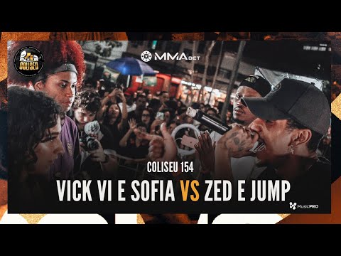 VICK VI (SP) E SOFIA (SC) X ZED E JUMP - PRÉ FASE - BATALHA DO COLISEU - EDIÇÃO 154