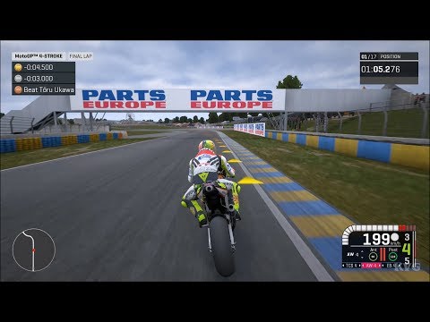 MotoGP 19 - Rossi Gets the Better of Biaggi & Ukawa (Historical Challenges) - Gameplay HD