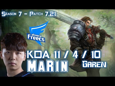 AFs MaRin GAREN vs MORDEKAISER Top - Patch 7.21 KR Ranked