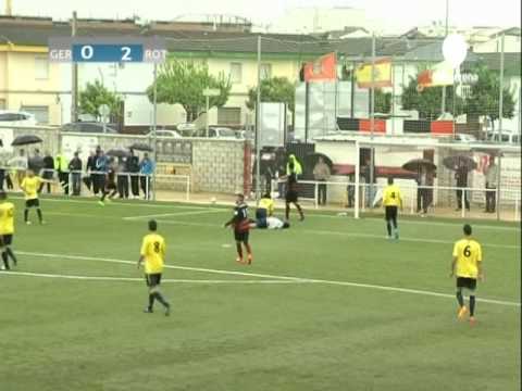 Resumen del encuentro CD Gerena 1 - UD Roteña 2, de la temporada 2015/16