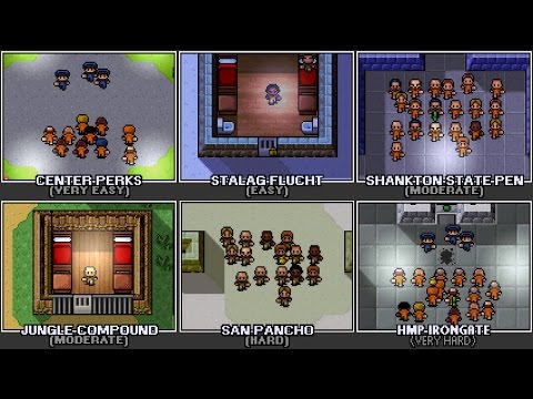 The Escapists - All Main Prisons (Escapes Only)