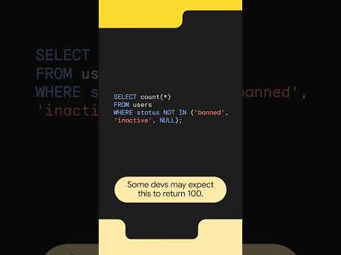 Video Thumbnail: What number does this SQL query actually run? Go!