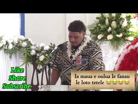 Talofa e, ile fanau faanoanoa ua tuua e matua le fanau ona ole malaga ale oti