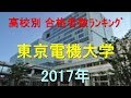 東京電機大学 高校別合格者数ランキング 2017年【グラフでわかる】