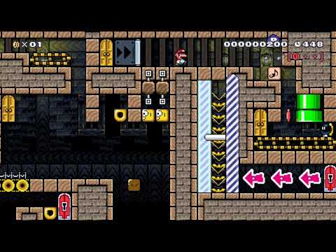 [Super Mario Maker Puzzle] One Screen: Elaborate Estate by MarsMatrix