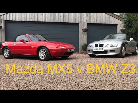 £3,000 Roadster Shootout - Mazda MX5 v BMW Z3. Which is the best Value for Money Roadster?