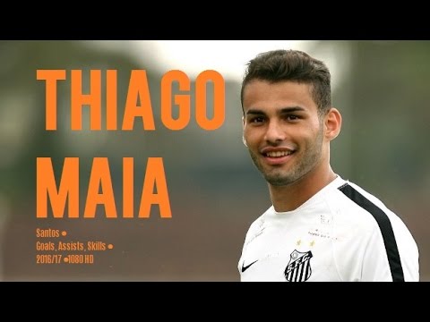 THIAGO MAIA ● Santos ● Goals, Assists, Skills ● 2016/17 ● 1080 HD