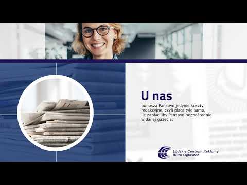 Prasa ogólnopolska Łódź Łódzkie Centrum Reklamy Biuro ogłoszeń