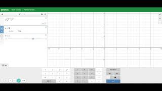 Desmos Graphing Calculator - Finding the Hypotenuse (Pythagorean Theorem)