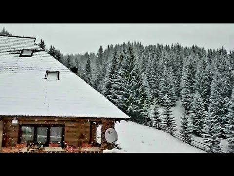 Peisaj de iarnă în aprilie, la Panaci