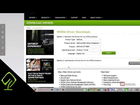 comment installer nvidia sur windows 7
