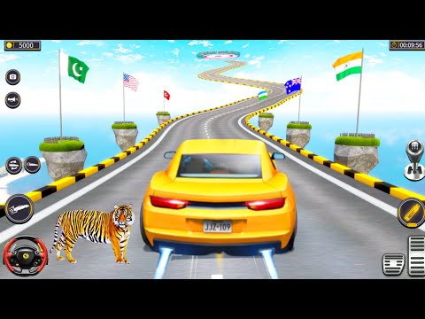 Impossible Car Stunts Driving - Mega Ramps Ultimate Race 3D - GTA V Mega Ramp - Android Gameplay #34