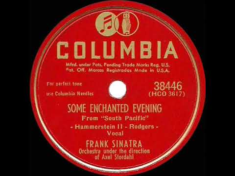 1st RECORDING OF: Some Enchanted Evening - Frank Sinatra (1949)