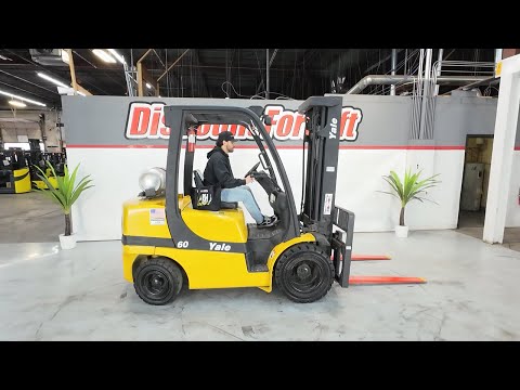 YALE GLP060VXEVSE093 6,000lb LP (Propane) #130P - Forklift For Sale